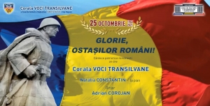 GLORIE, OSTAȘILOR ROMÂNI! 25 oct 2021, VOCI TRANSILVANE: Cântece patriotice românești on-line